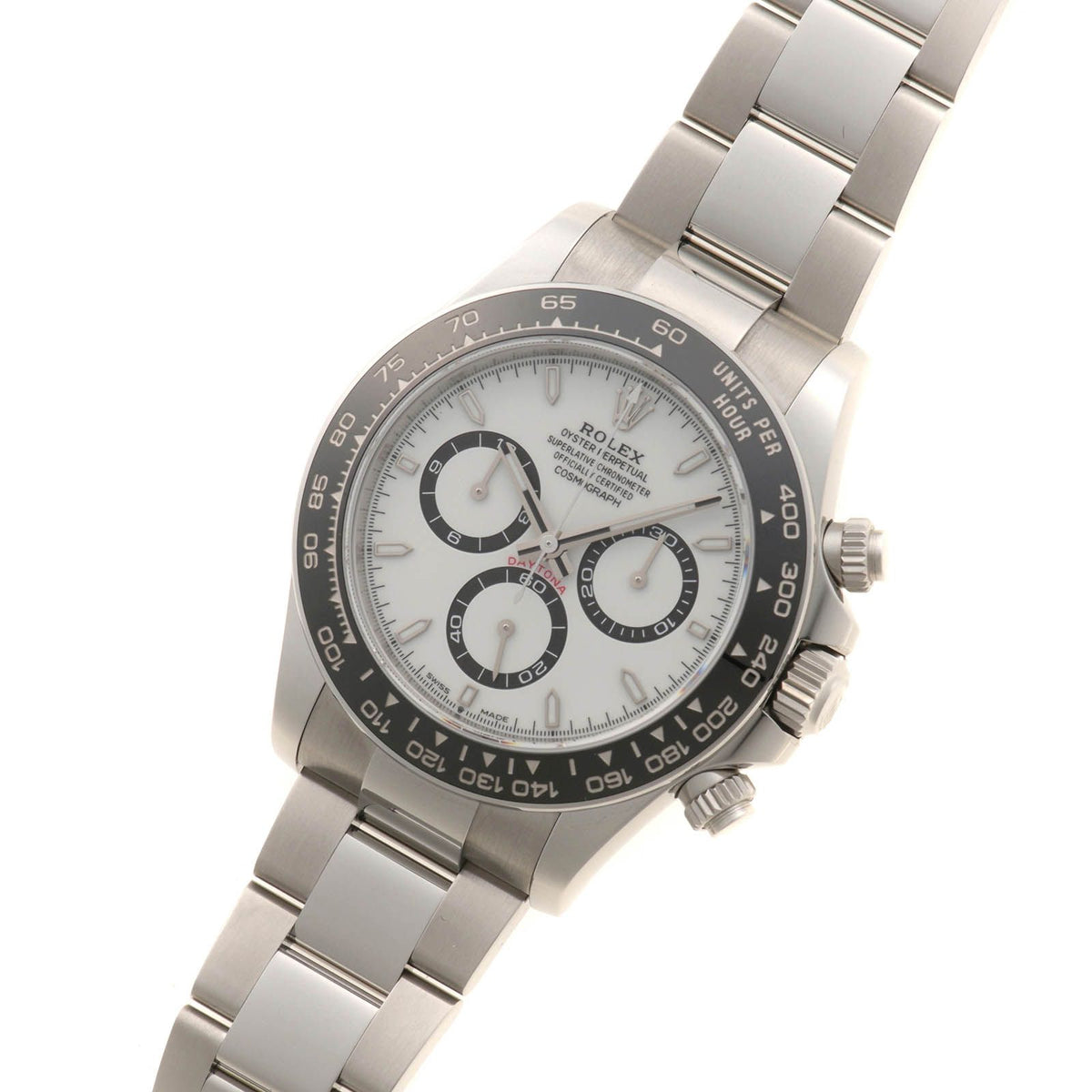 Rolex Cosmograph Daytona Watch Stainless Steel Ceramic White Dial Automatic — view 2