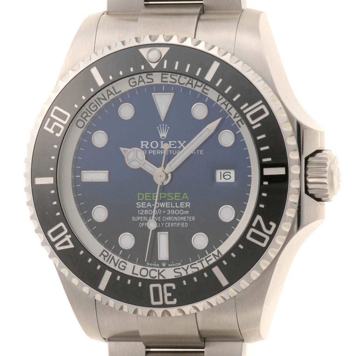 Rolex Deepsea Watch Stainless Steel Titanium Deep Blue Dial Automatic