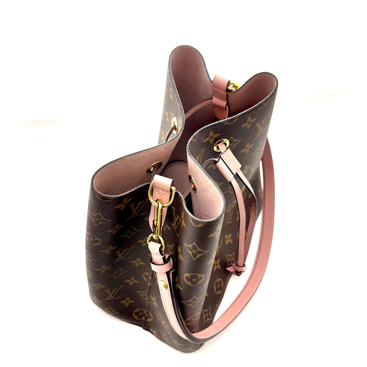 Louis Vuitton Neo Noe Monogram Rose Poudre Shoulder Bag — view 4