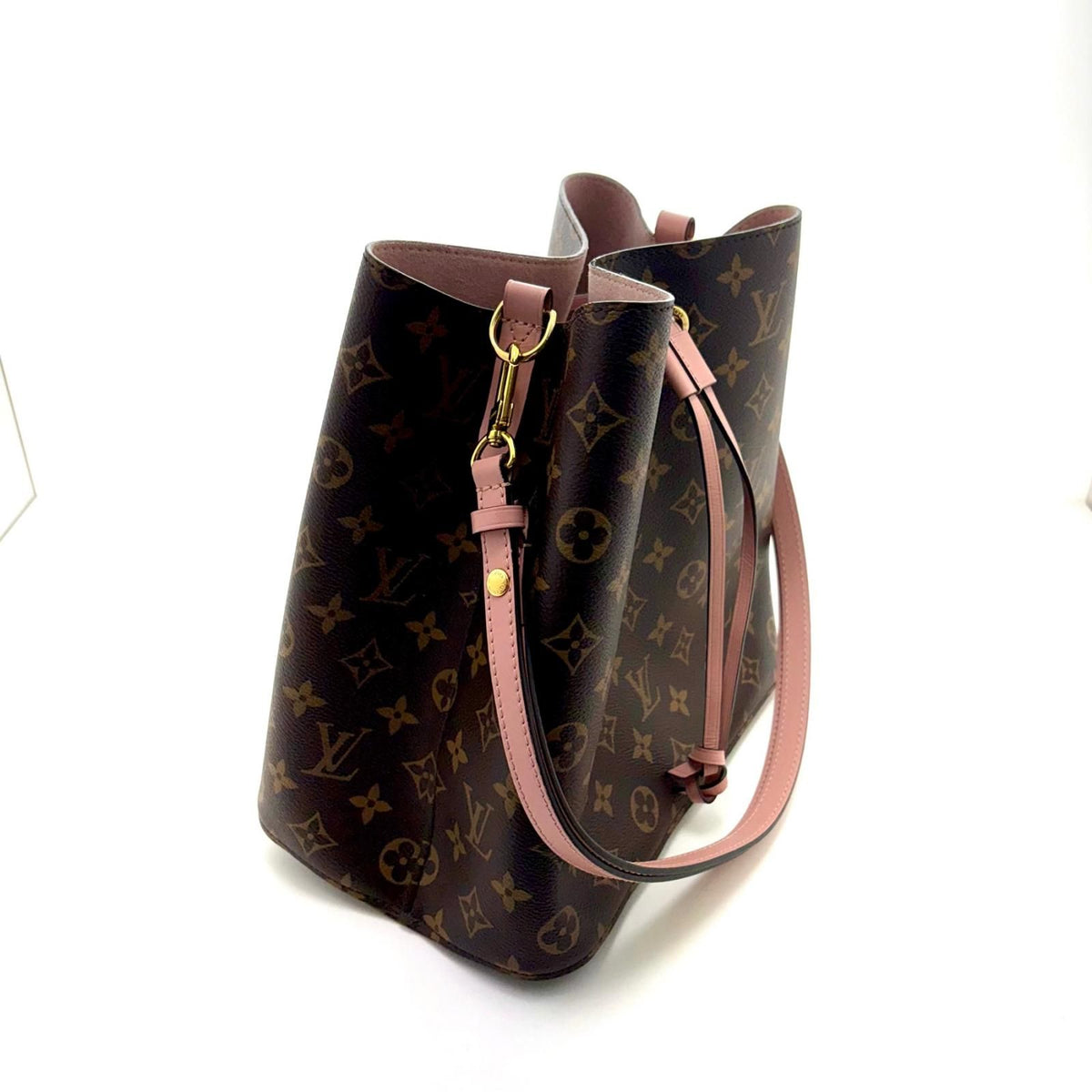 Louis Vuitton Neo Noe Monogram Rose Poudre Shoulder Bag — view 3