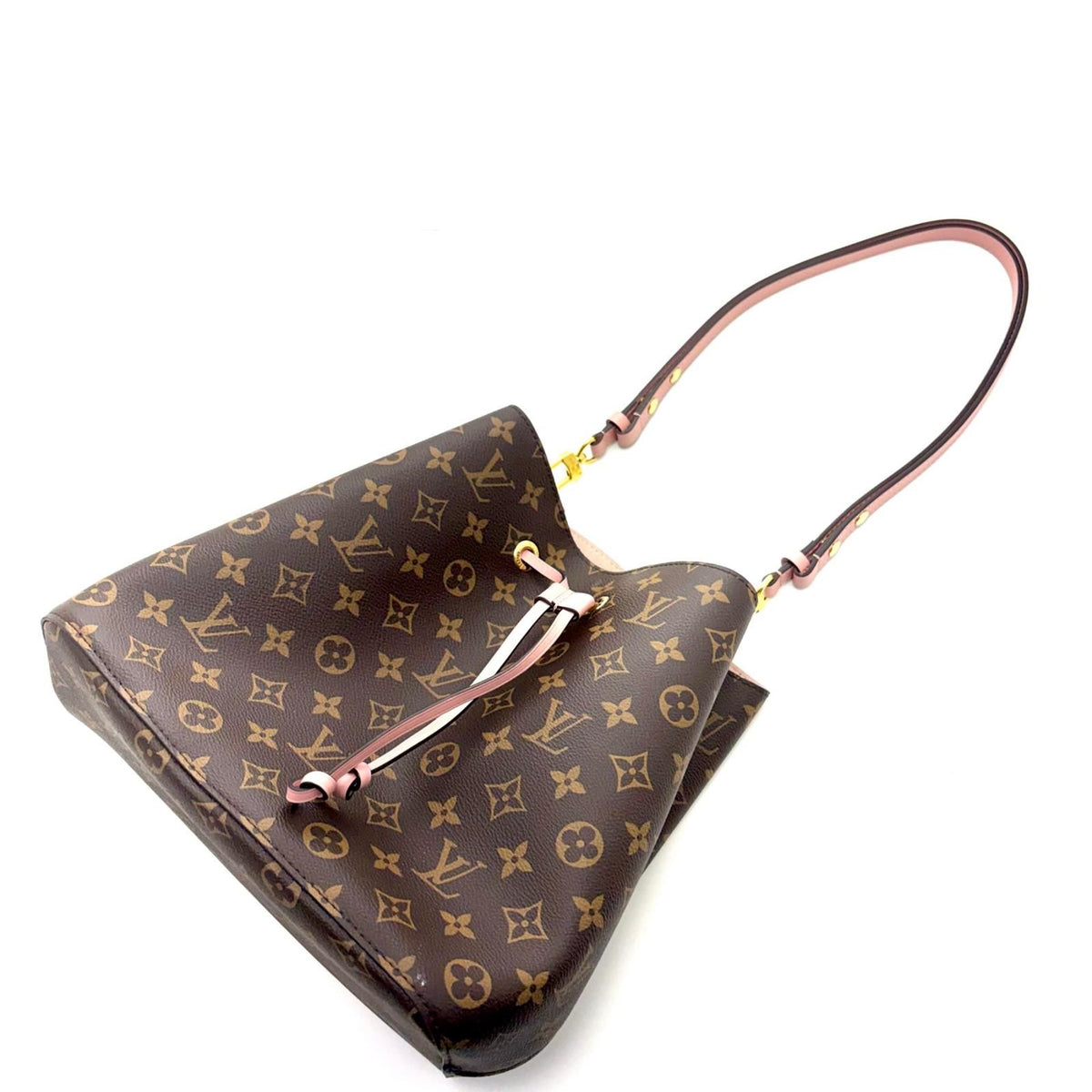 Louis Vuitton Neo Noe Monogram Rose Poudre Shoulder Bag — view 6