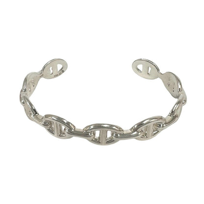 Hermes Enchainee Bangle 925 Sterling Silver Bracelet — view 6