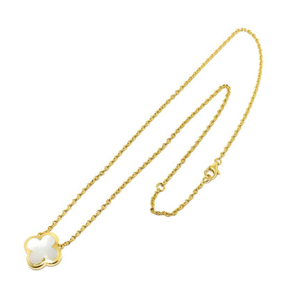 Van Cleef & Arpels Pure Alhambra Shell Necklace 42 18k Yellow Gold — view 2
