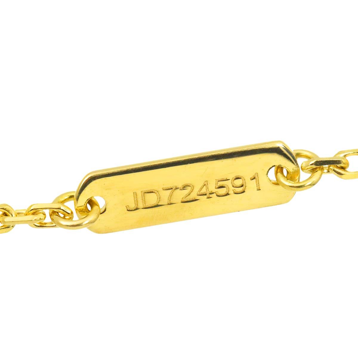 Van Cleef & Arpels Vintage Alhambra Shell Necklace 46 18k Yellow Gold — view 5