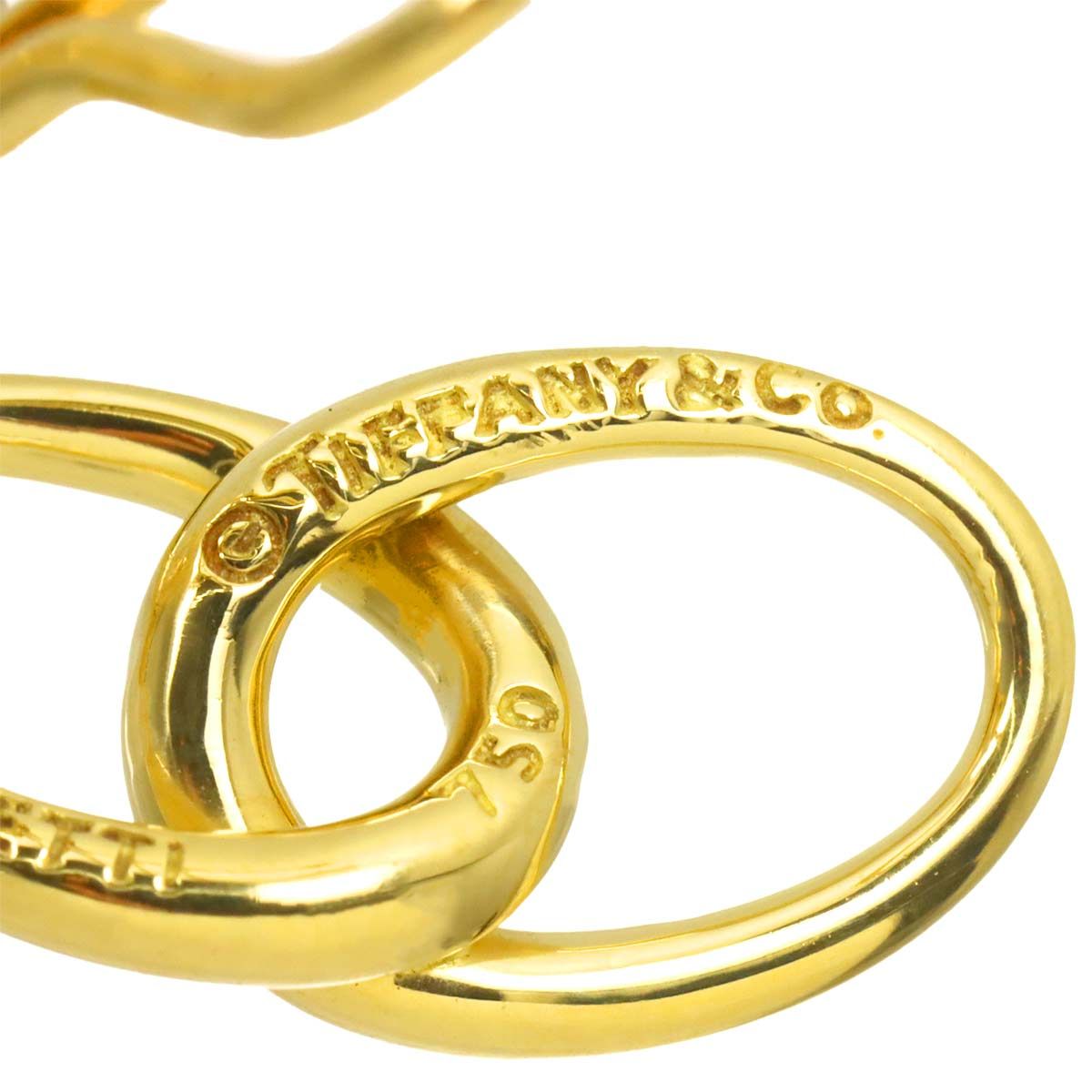 Tiffany & Co Double Loop Earrings 18k Yellow Gold 750 Clip-On — view 5