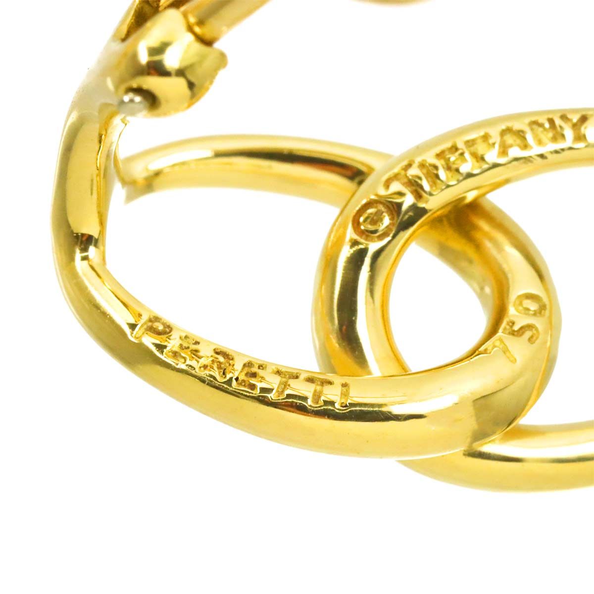 Tiffany & Co Double Loop Earrings 18k Yellow Gold 750 Clip-On — view 6