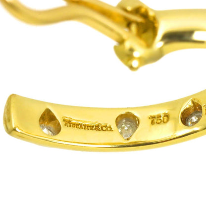 Tiffany & Co Dots Diamond Earrings 18k Yellow Gold 750 Pt Clip — view 4