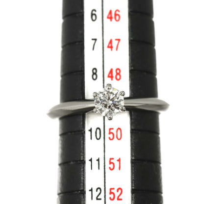 Tiffany & Co Solitaire Diamond Ring Platinum — view 7