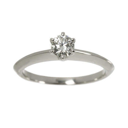 Tiffany & Co Solitaire Diamond Ring Platinum — view 2