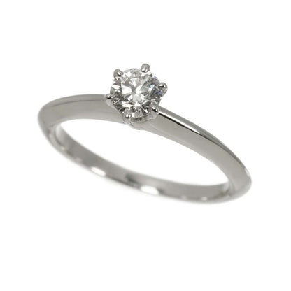 Tiffany & Co Solitaire Diamond Ring Platinum — view 5