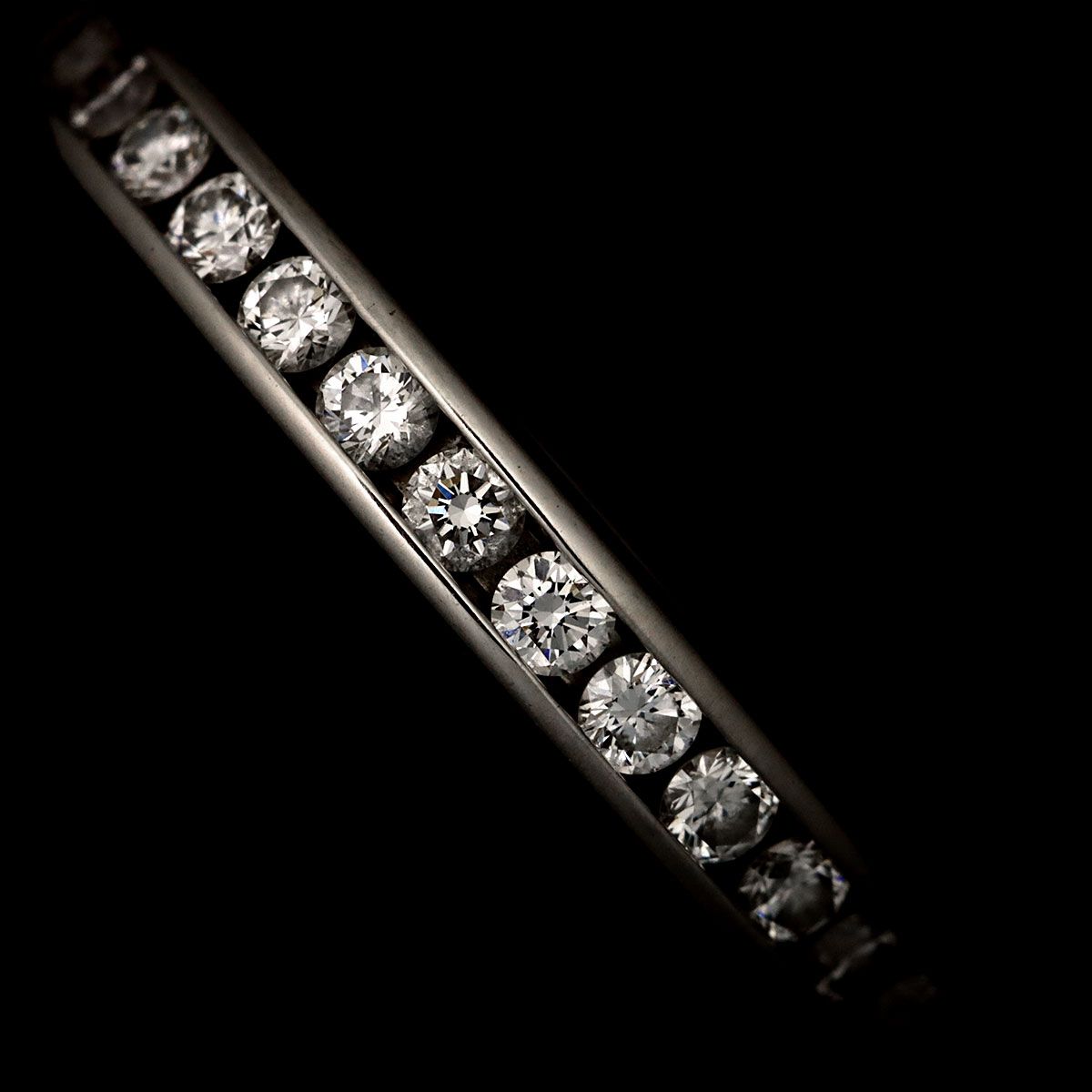 Tiffany & Co Full Circle Channel Setting Ring Diamond Platinum — view 5