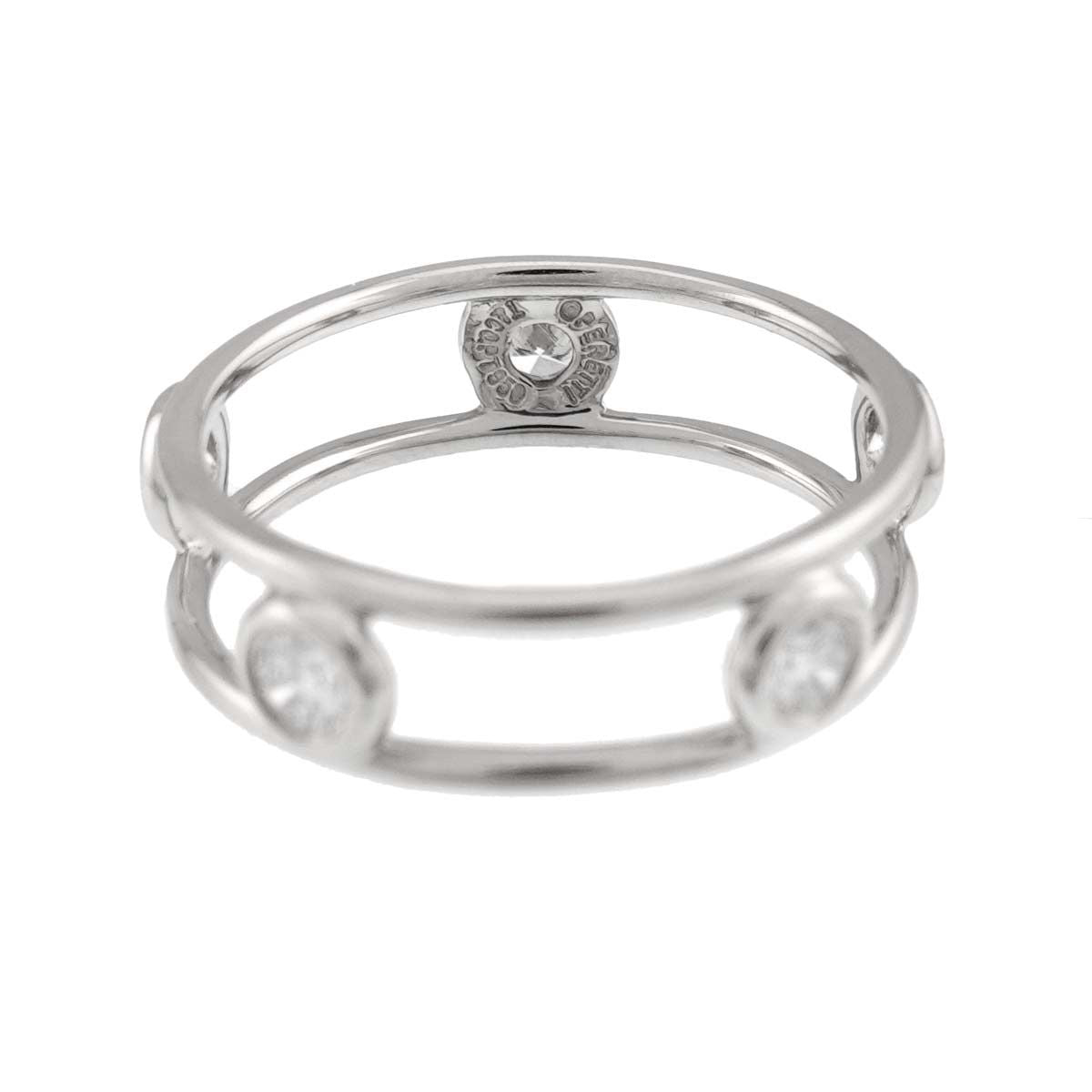 Tiffany & Co Double Wire Ring Diamond Platinum — view 3