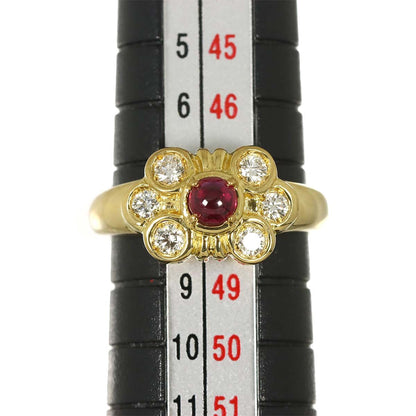 Dior Ring Ruby Diamond 18k Yellow Gold — view 7