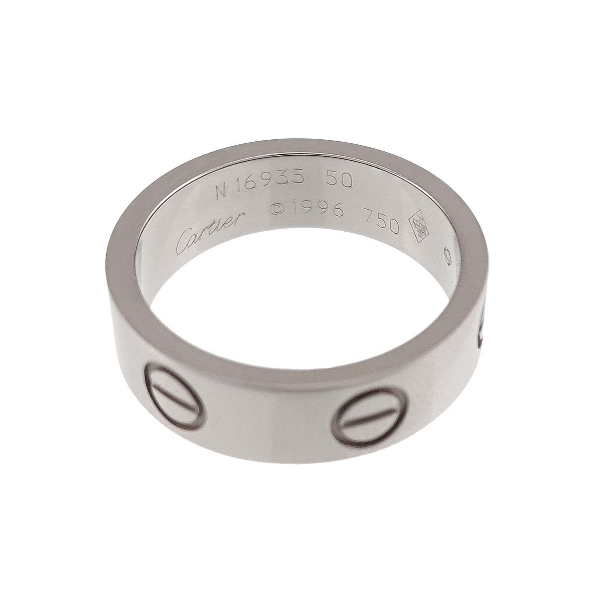 Cartier Love 50 Ring 18k White Gold 750 — view 3
