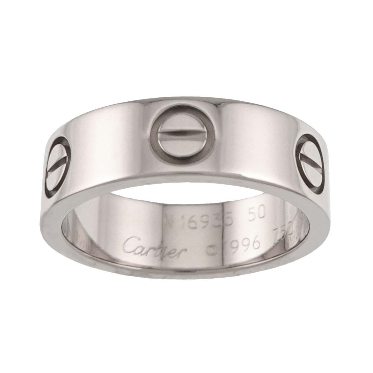 Cartier Love 50 Ring 18k White Gold 750 — view 2