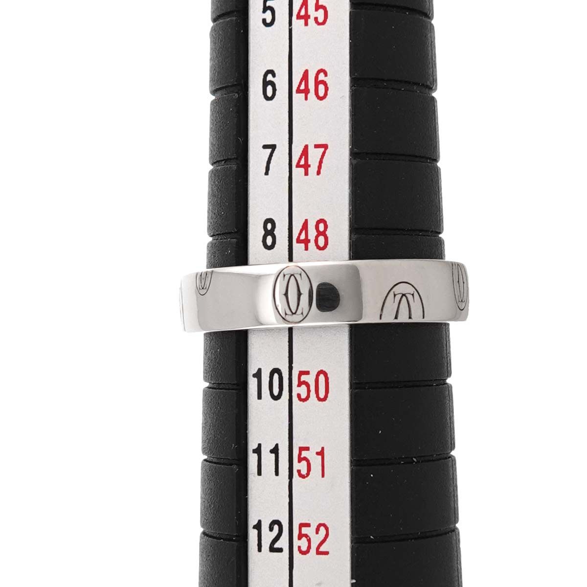 Cartier Happy Birthday SM 49 Ring 18k White Gold 750 Logo — view 5