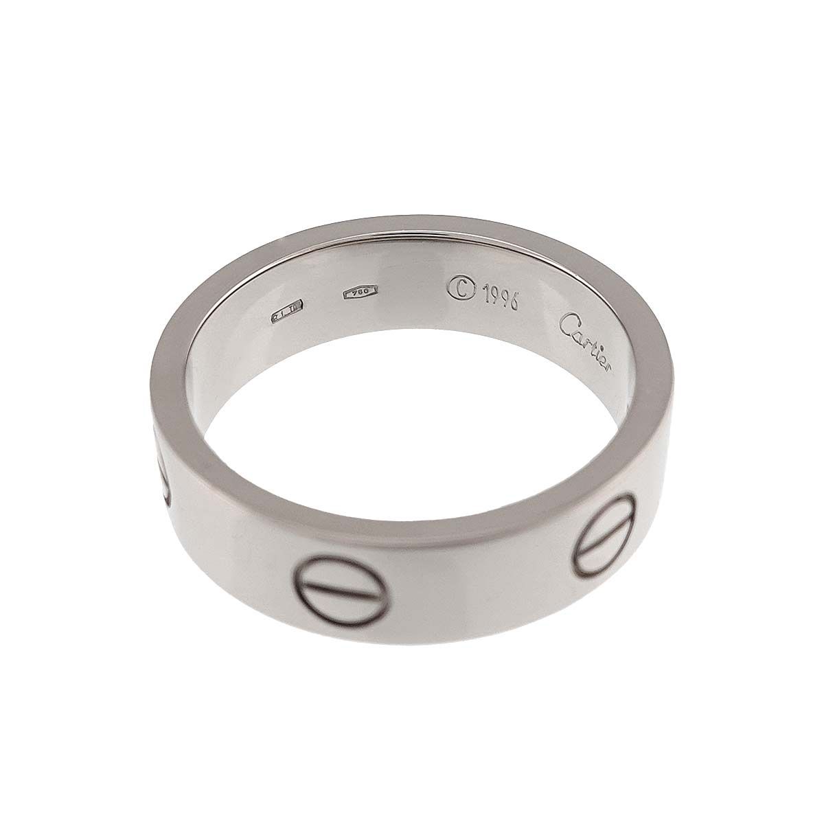 Cartier Love 60 Ring 18k White Gold 750 — view 3