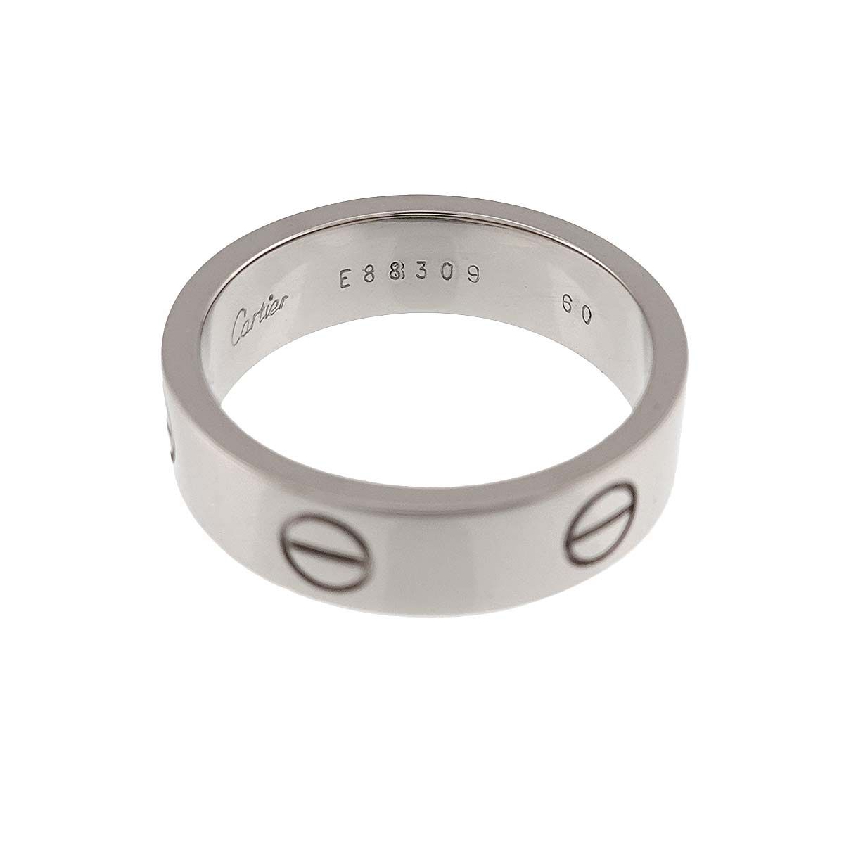Cartier Love 60 Ring 18k White Gold 750 — view 4