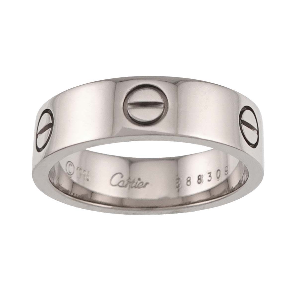 Cartier Love 60 Ring 18k White Gold 750 — view 2
