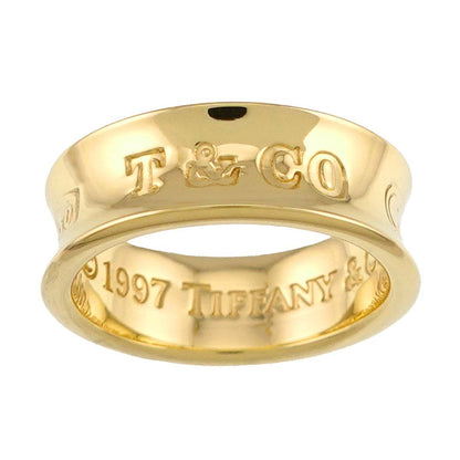 Tiffany & Co 1837 Narrow Ring 18k Yellow Gold — view 2