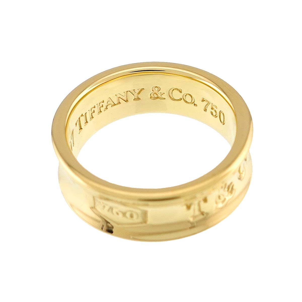 Tiffany & Co 1837 Narrow Ring 18k Yellow Gold — view 4