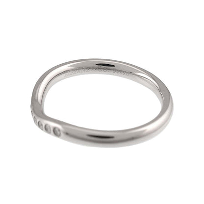 Tiffany & Co Curved Band Ring Diamond Platinum — view 3