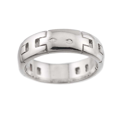 Hermes Ever Hercules 49 Ring 18k White Gold 750 — view 6