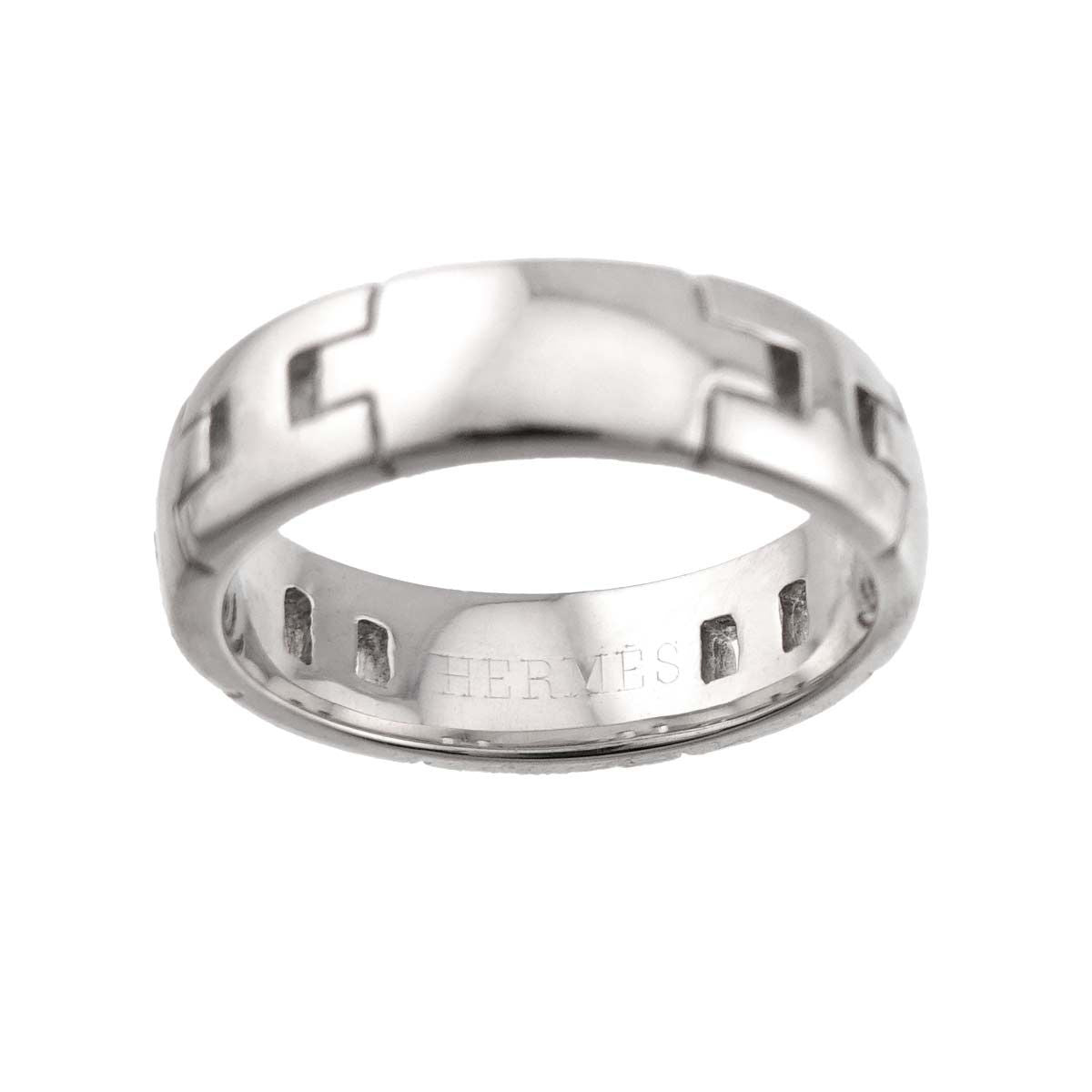 Hermes Ever Hercules 49 Ring 18k White Gold 750 — view 3