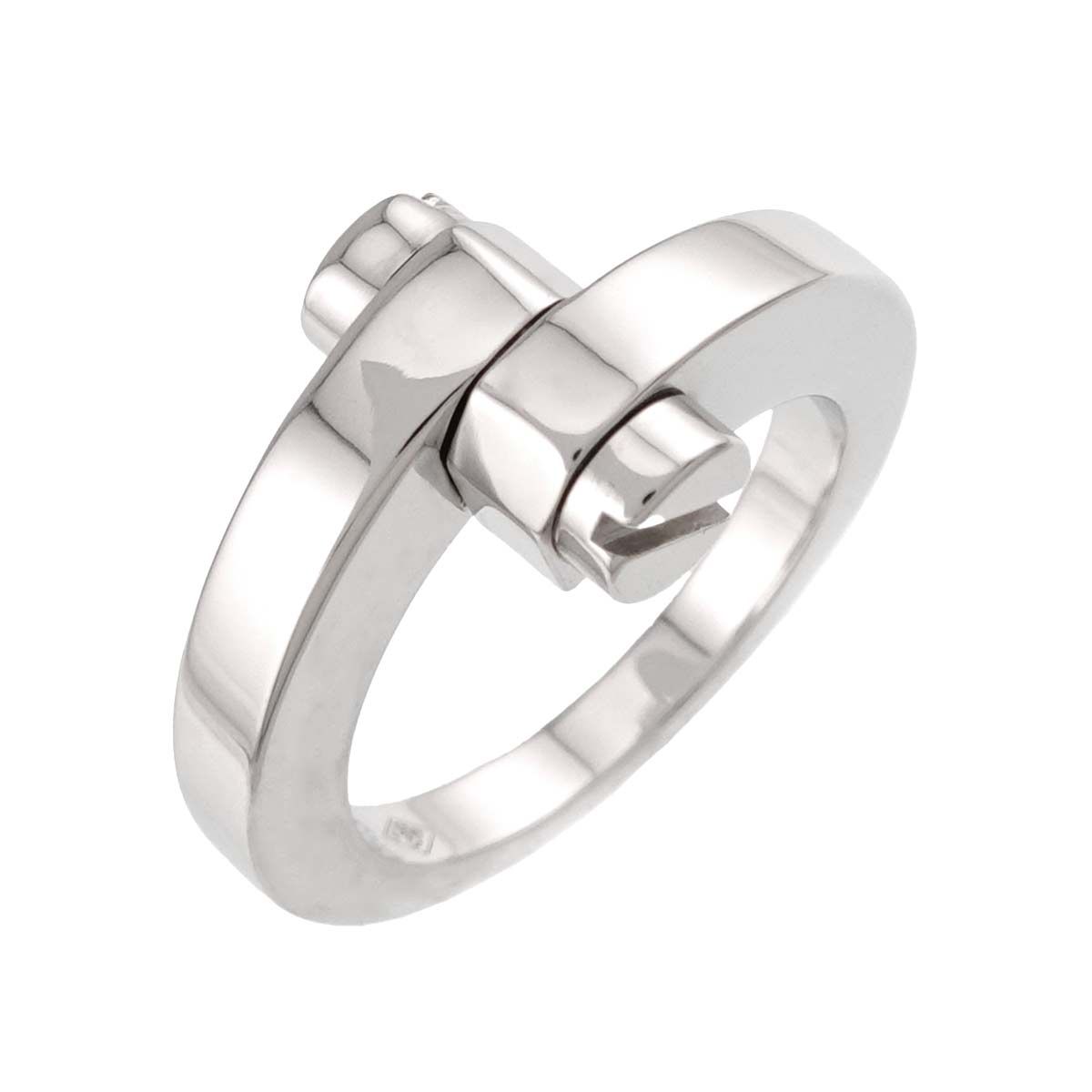 Cartier Menotte 56 Ring 18k White Gold 750 — view 5