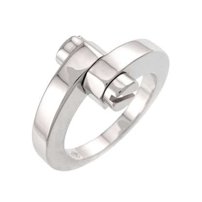 Cartier Menotte 56 Ring 18k White Gold 750 — view 5