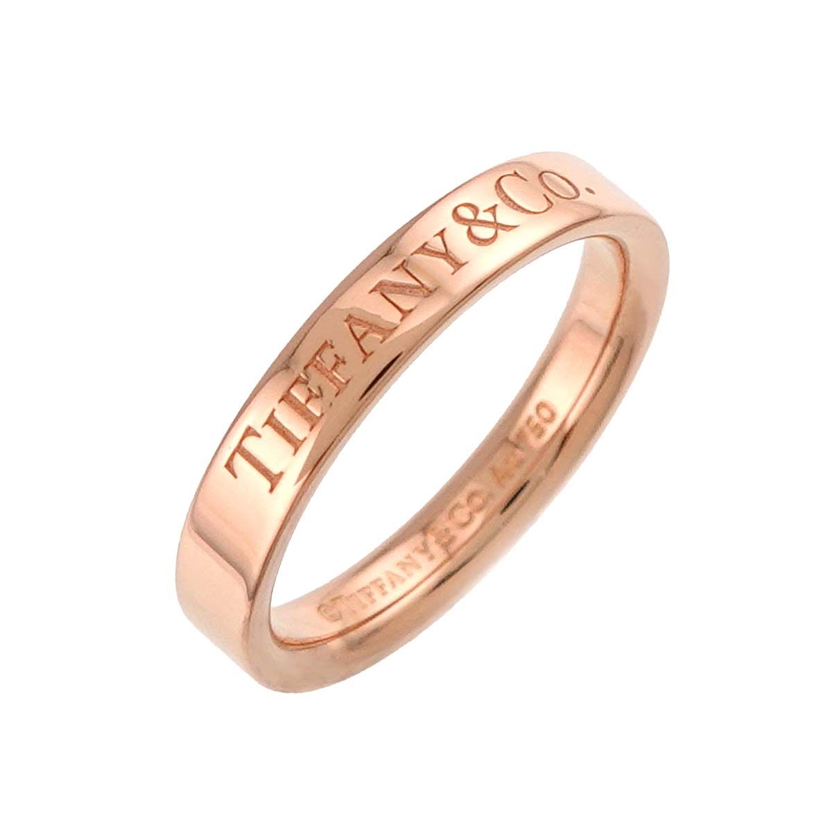 Tiffany & Co Band Ring 18k Pink Gold — view 4