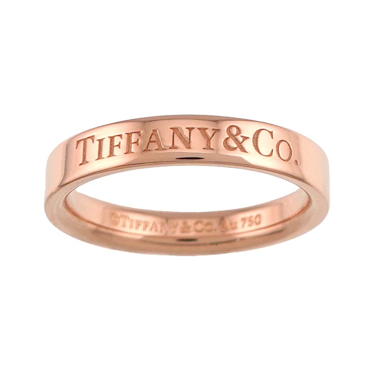 Tiffany & Co Band Ring 18k Pink Gold — view 2