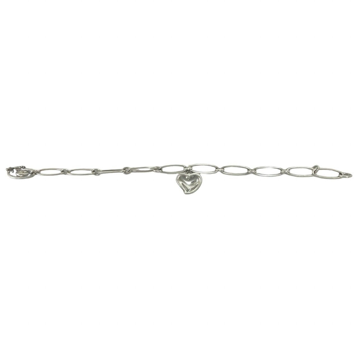 Tiffany & Co Vintage Curved Heart Bracelet 925 Sterling Silver — view 5
