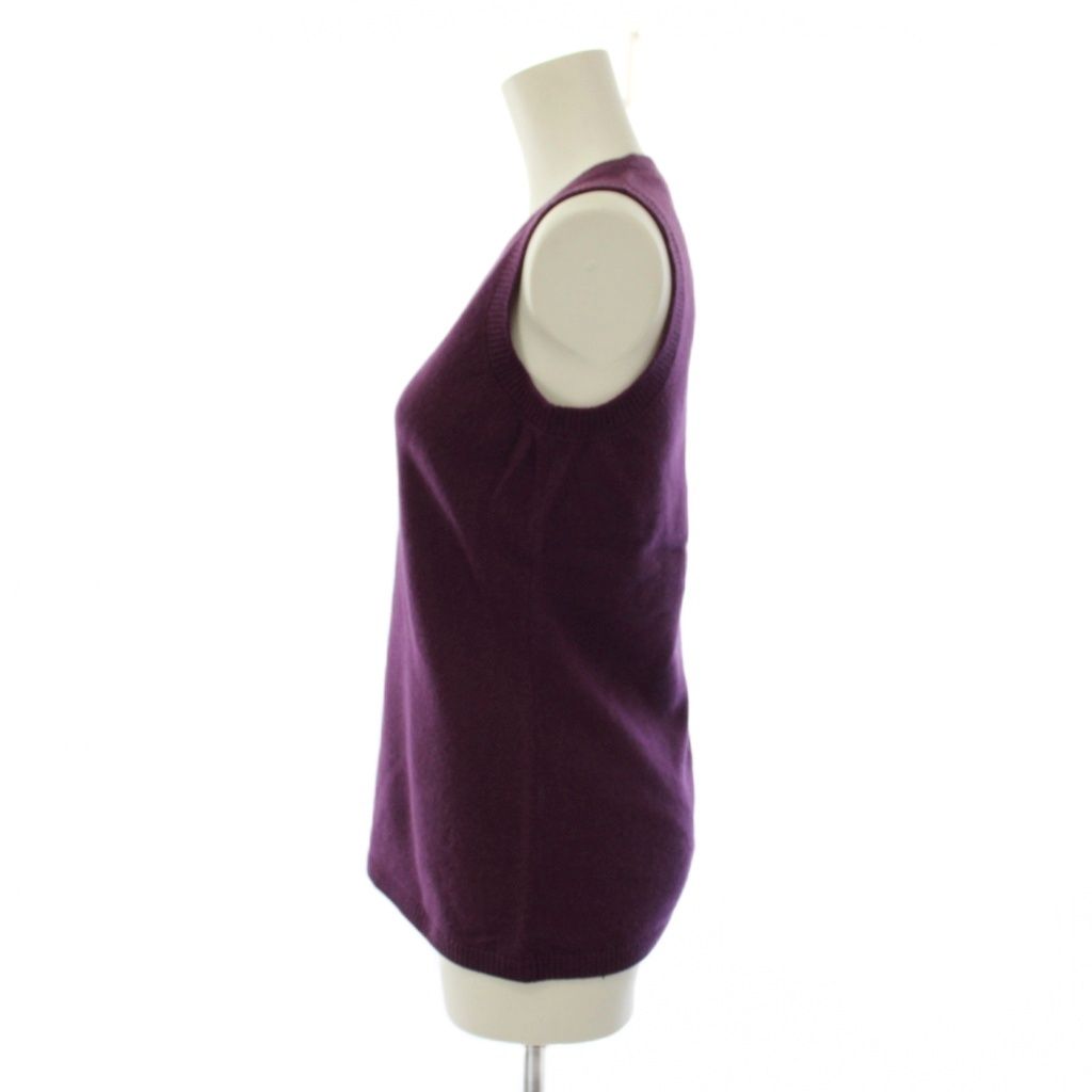 Loro Piana Knit Vest Pullover Cashmere Purple 42 — view 2