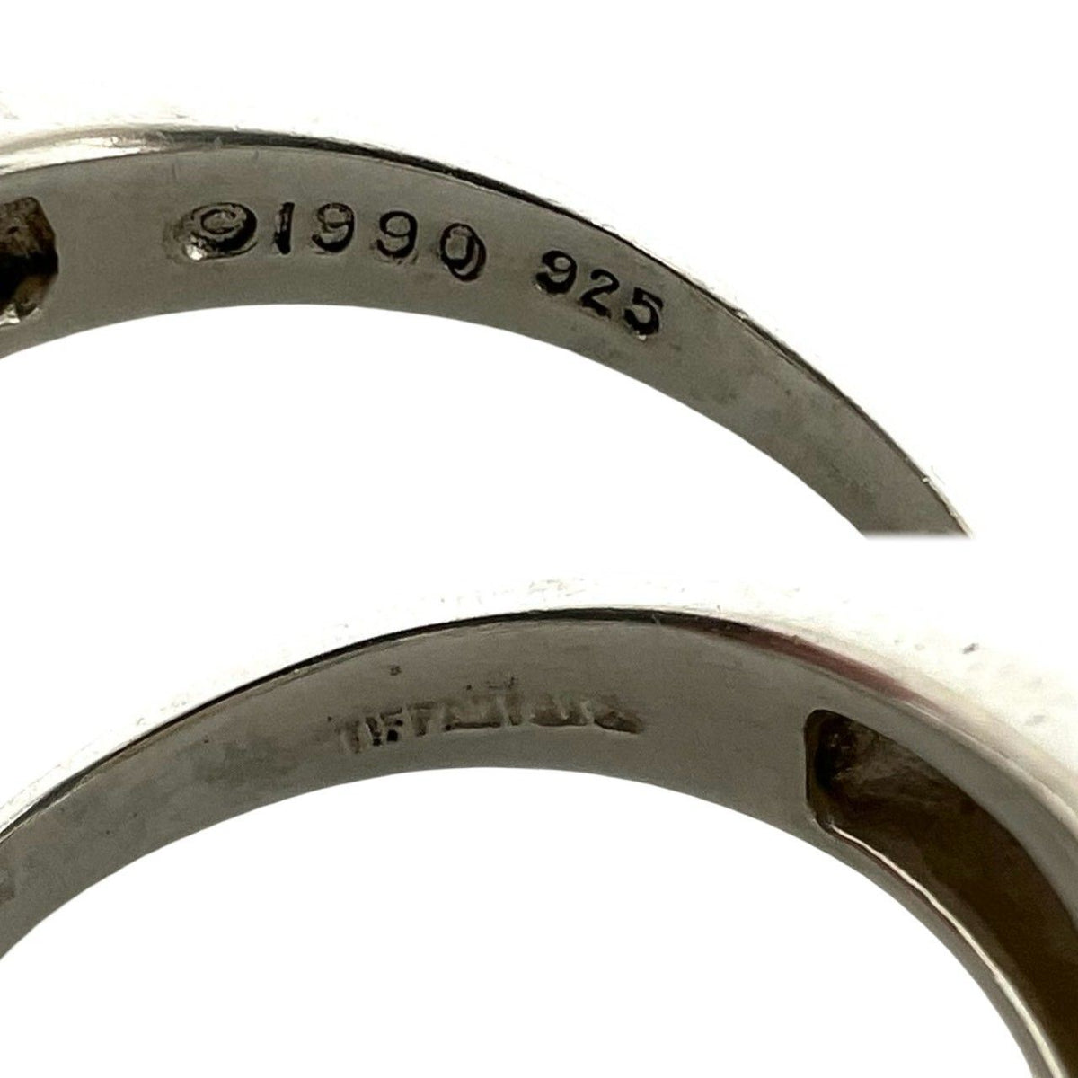 Tiffany & Co Vintage Signature Ring 925 Sterling Silver — view 3