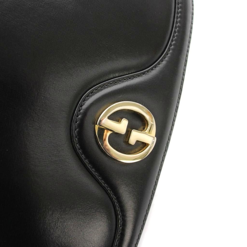 Gucci Vintage Shoulder Bag Leather Coin — view 8