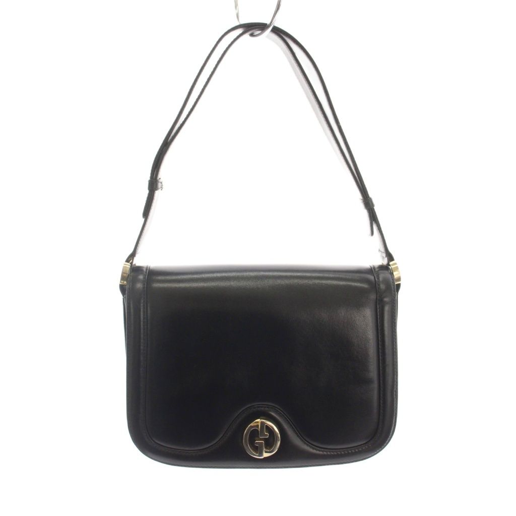 Gucci Vintage Shoulder Bag Leather Coin