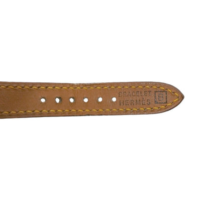 Hermes Kelly Watch Vintage Gold Yellow Quartz — view 7