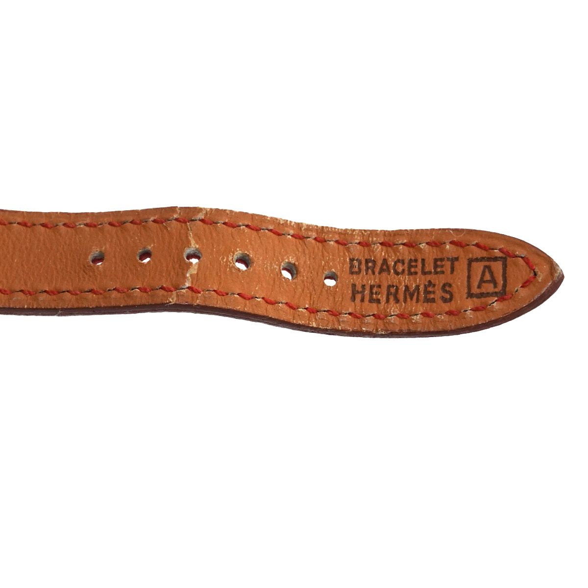 Hermes Kelly Watch Vintage White Red Quartz — view 7
