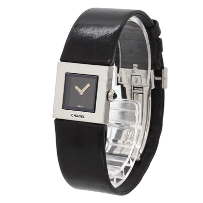 Chanel Quilted Vintage Watch Black Quartz — view 2
