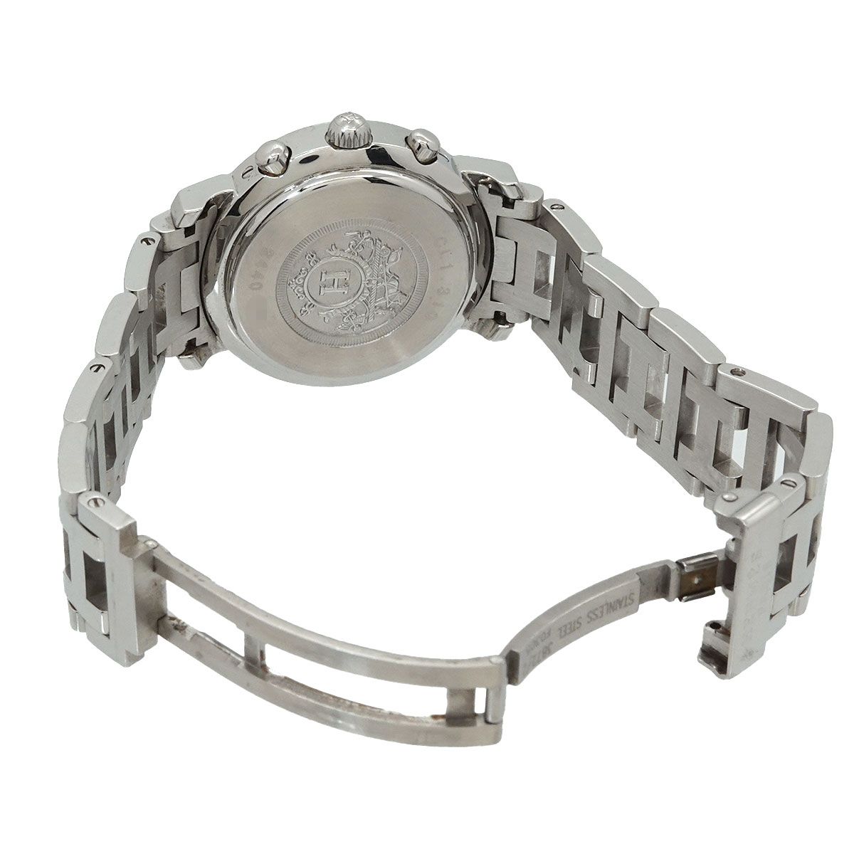 Hermes Clipper Chronograph Vintage Watch Date Quartz — view 4