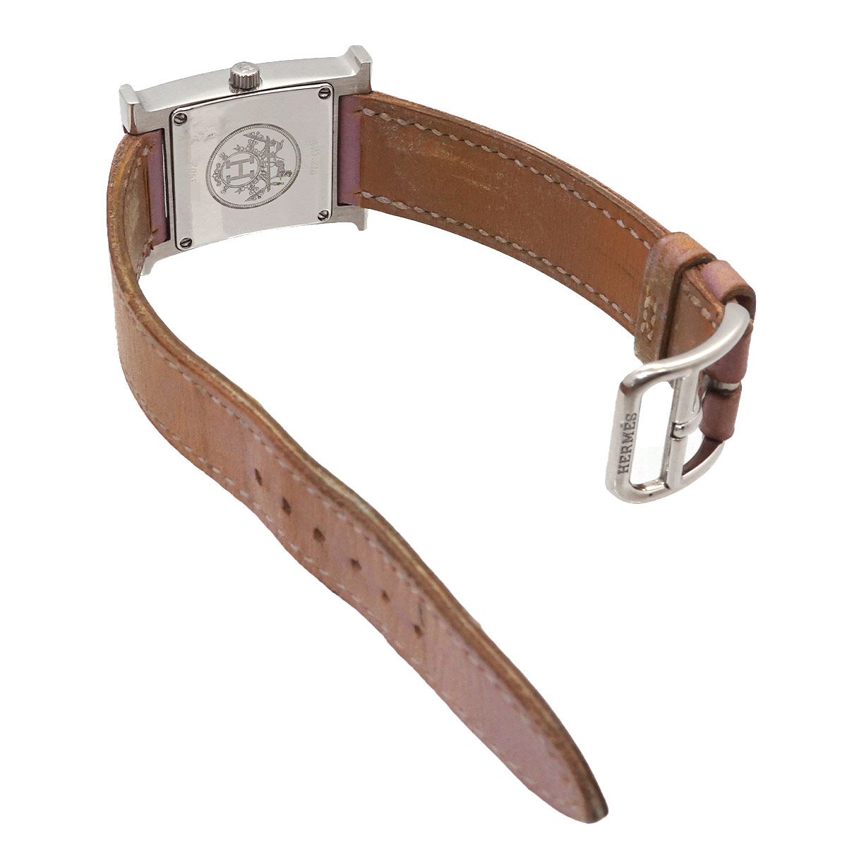 Hermes H Watch Pink Quartz — view 4