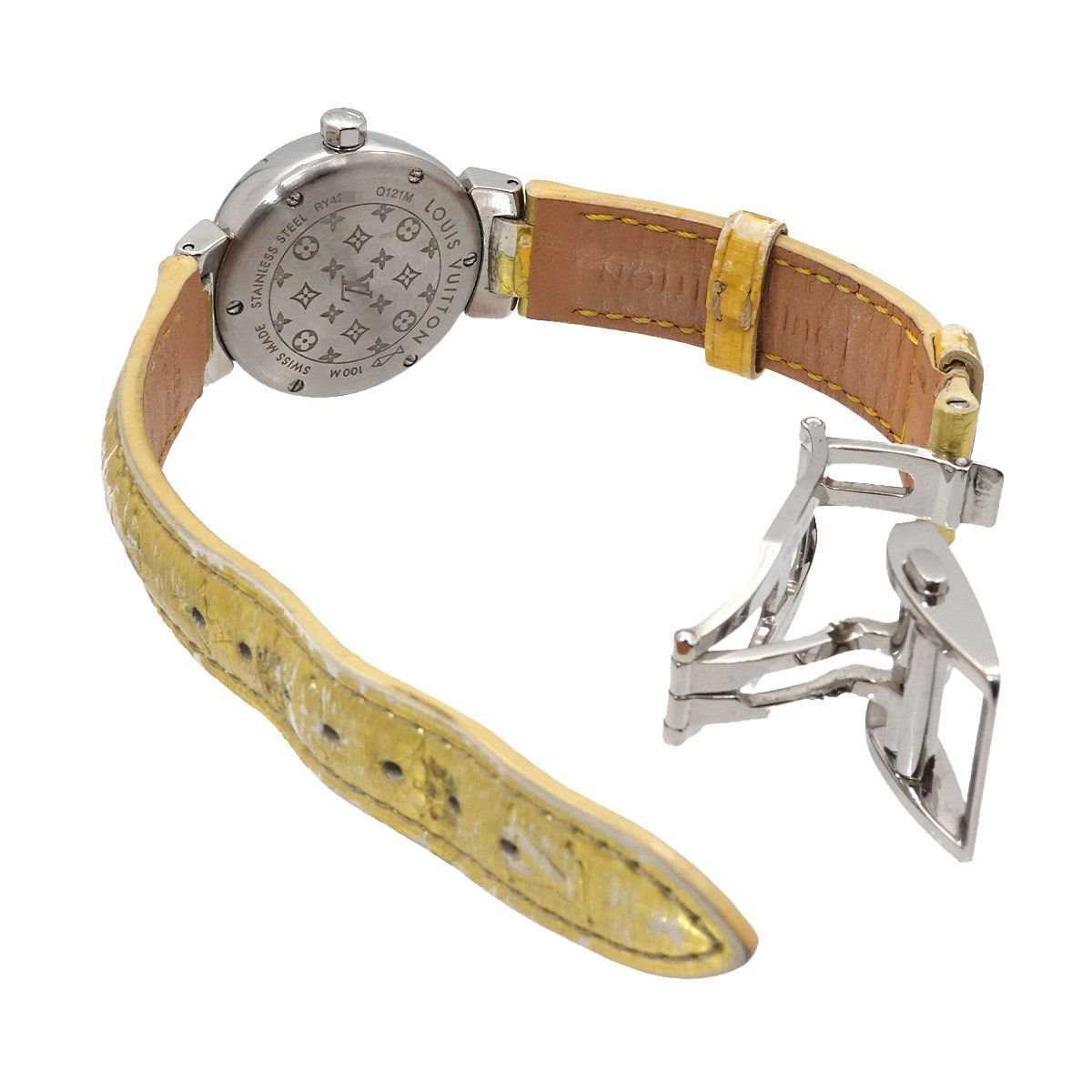 Louis Vuitton Tambour Rug Index Diamond Watch Quartz — view 4