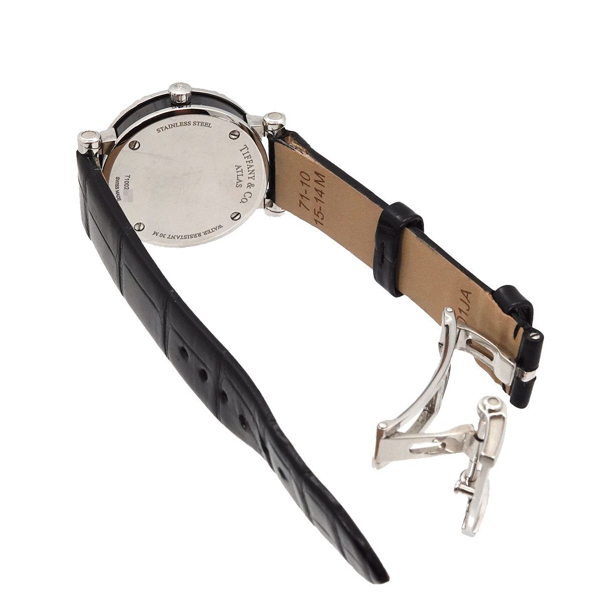 Tiffany & Co Atlas 11 Watch Heart Black Ceramic Quartz — view 5