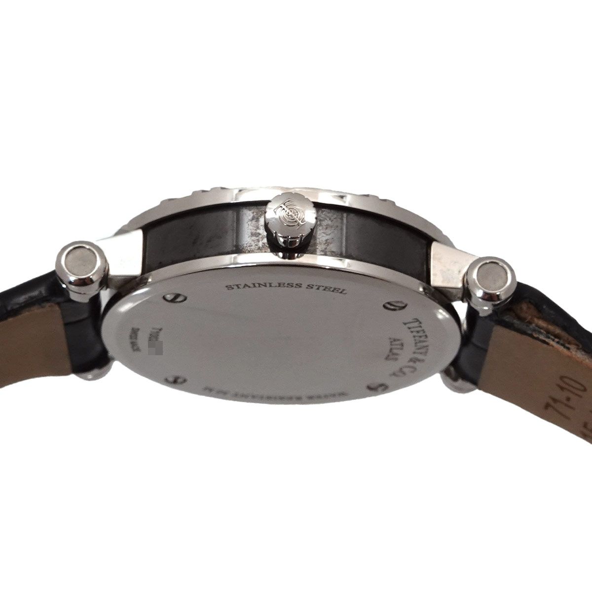 Tiffany & Co Atlas 11 Watch Heart Black Ceramic Quartz — view 6