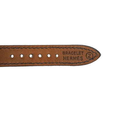Hermes Kelly Watch Vintage Gold Brown Quartz — view 7