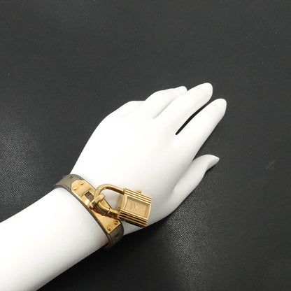 Hermes Kelly Watch Vintage Gold Brown Quartz — view 3
