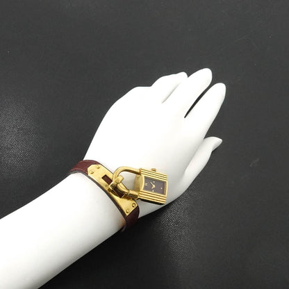 Hermes Kelly Watch Vintage Bordeaux Quartz — view 3