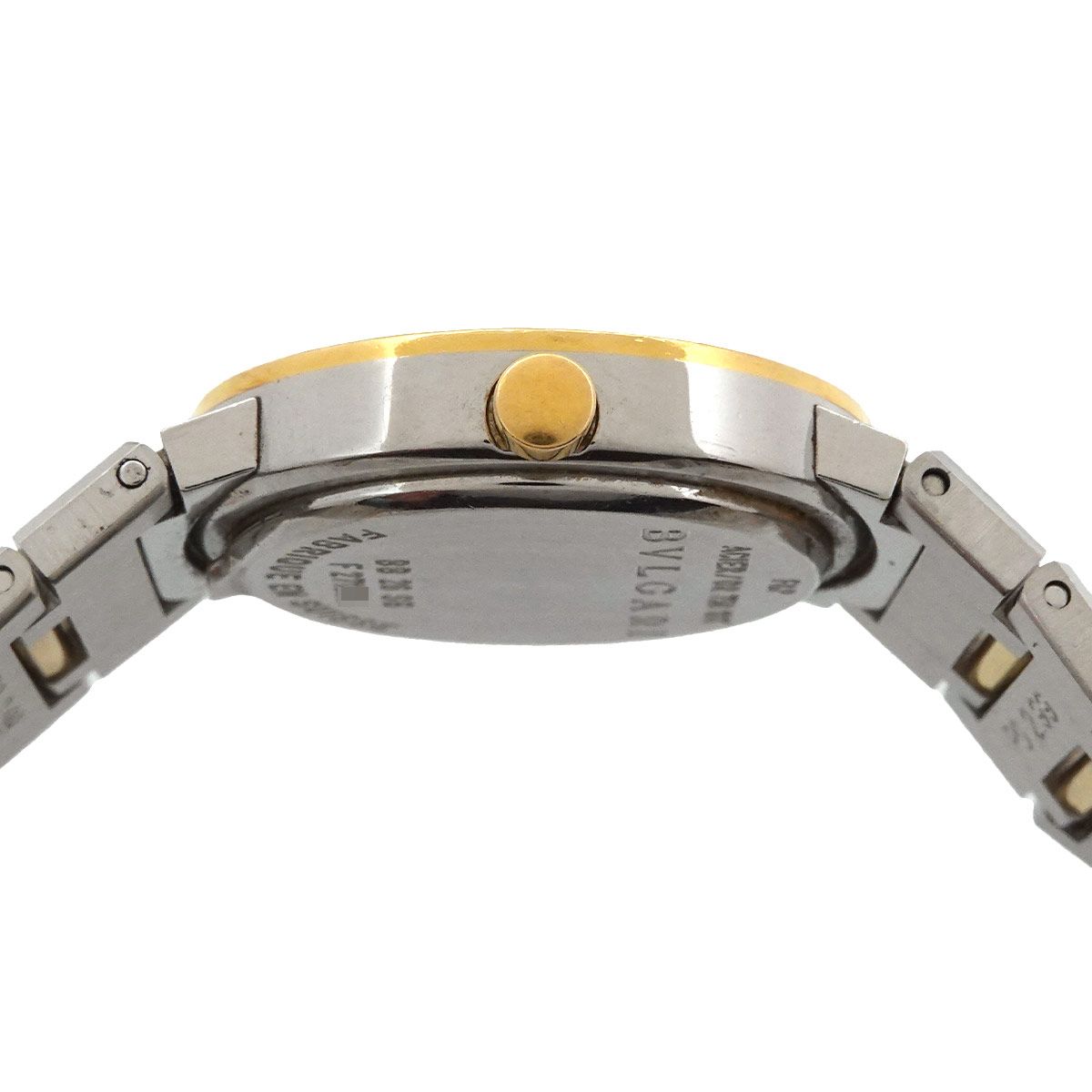 Bvlgari Watch Date Black YG Quartz — view 6