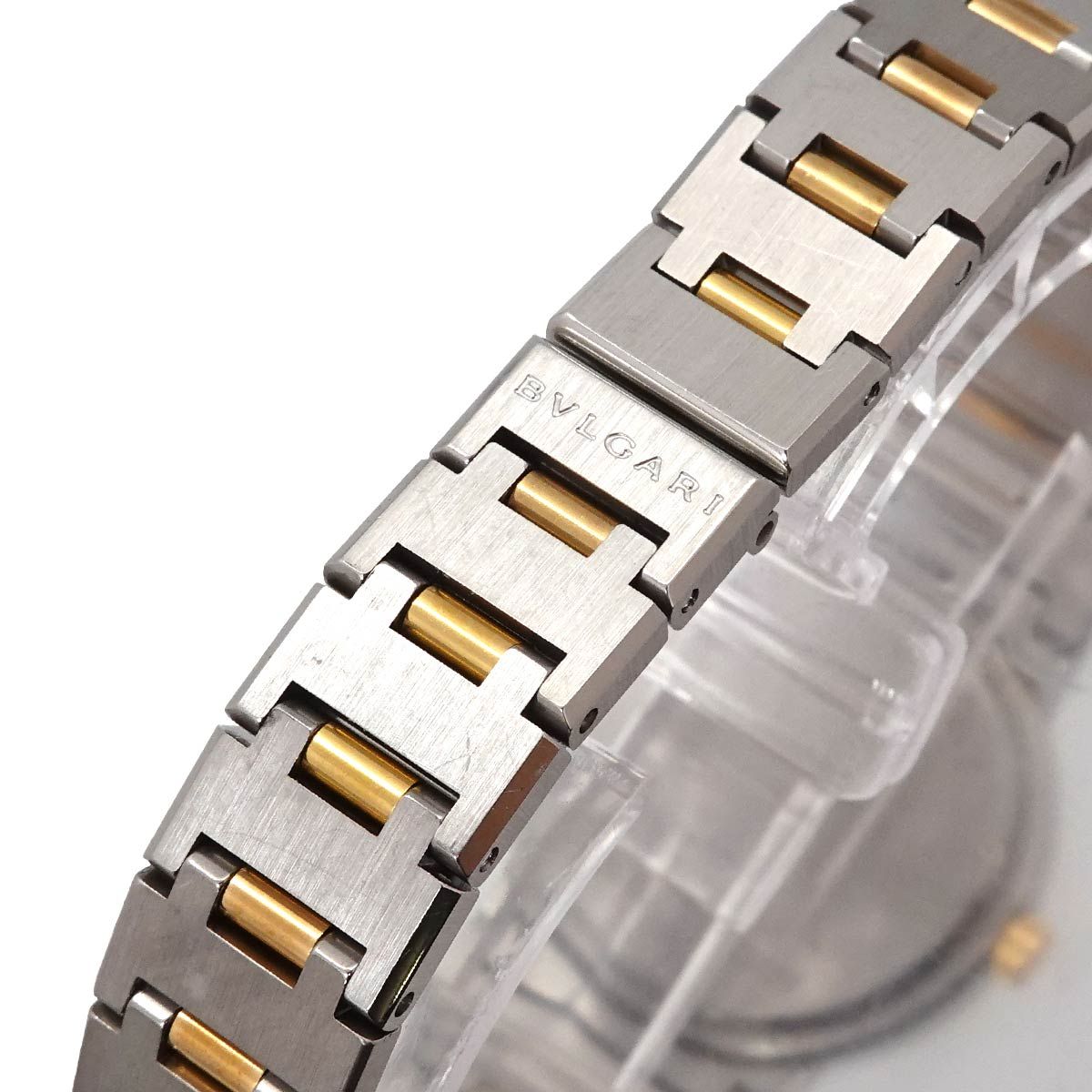 Bvlgari Watch Date Black YG Quartz — view 7